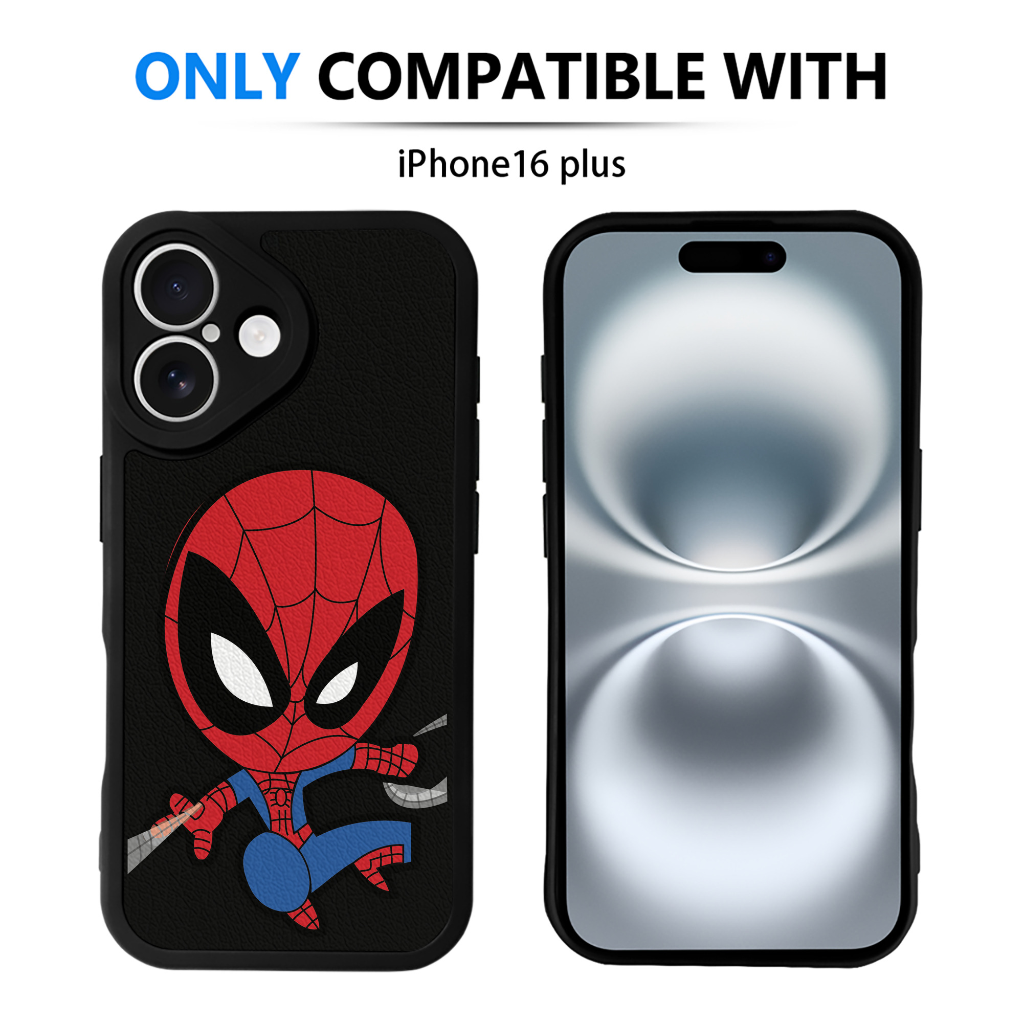 （画像用） アベンジャーズ The Avengers 【iPhone 16シリーズ対応】シリコンスマホケース（レザー調） 材質：シリコン